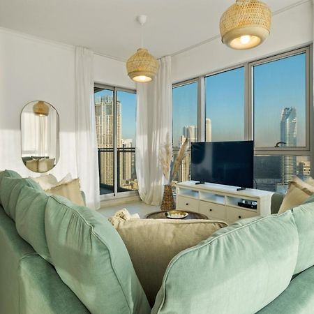 Chic And Zen Apartment, Near Burj Khalifa Tower Дубай Экстерьер фото